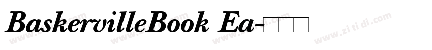 BaskervilleBook Ea字体转换